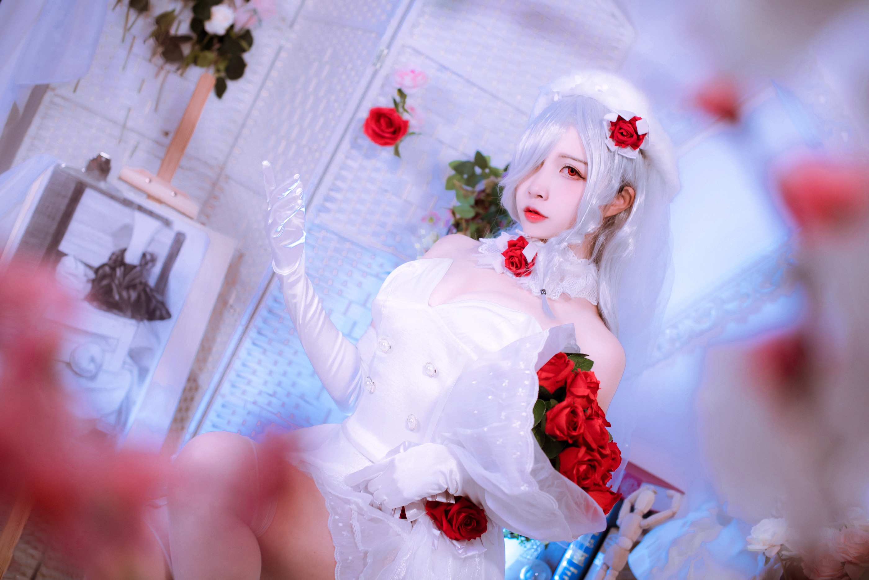 图片[1]-二佐Nisa – NO.064 二佐 花嫁 [40P]-XikXak